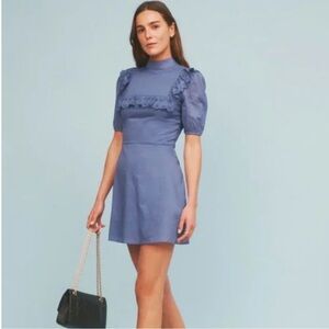 Reformation Bradley Dress NWT, size 6 in Morning Glory